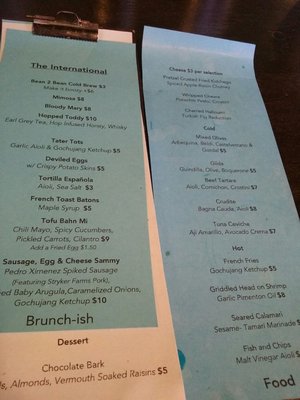 Menu photo 8 The International Bar Philadelphia, PA