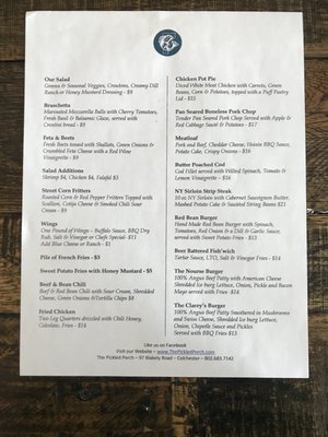 Menu photo 7 Pickled Perch Colchester, VT Menu photo 7 Pickled Perch Colchester, VT