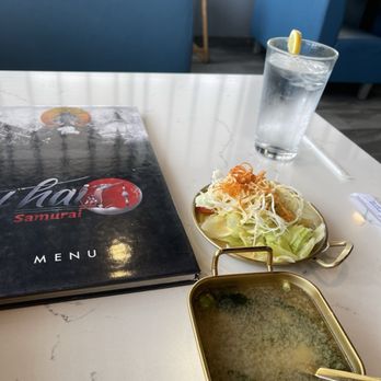 Thai Samurai - Soup and salad to start - Thai Near Me - Nashville, Tennessee