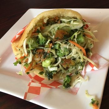 ArePA George - Vegetarian Arepa ($8.75) - Colombian Near Me - Chicago, Illinois ArePA George - Vegetarian Arepa ($8.75) - Colombian Near Me - Chicago, Illinois