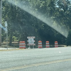 Boardwalk and road closed