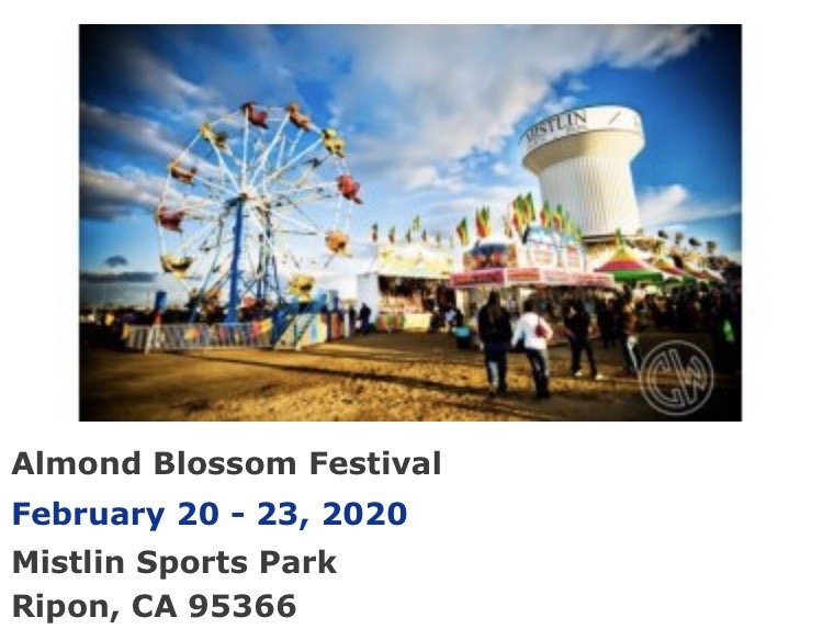 ANNUAL ALMOND BLOSSOM FESTIVAL Updated May 2024 1201 W River Rd