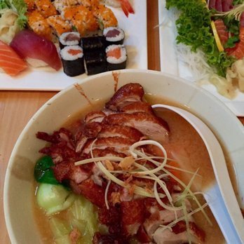 Oishii - Miso duck udon, mixed sushi and sashimi - Sushi Bars Near Me - Aachen, NW Oishii - Miso duck udon, mixed sushi and sashimi - Sushi Bars Near Me - Aachen, NW