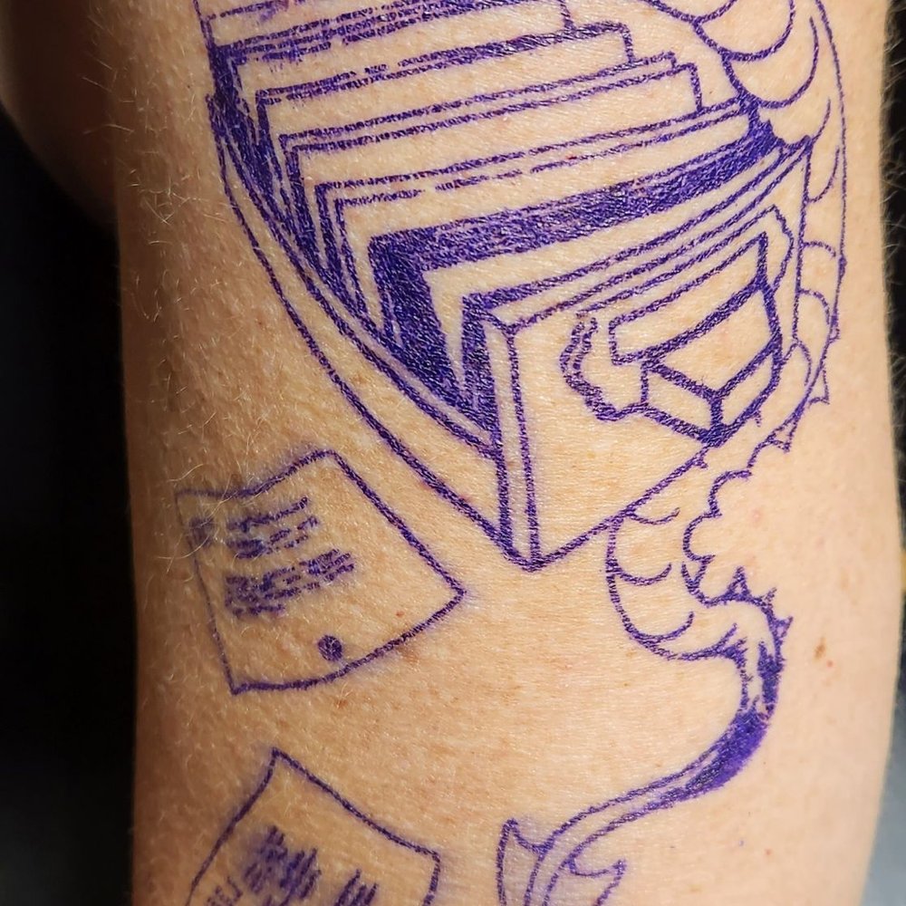 Eternal Tattoos - The purple line stencil - Tattoo Near Me - Livonia, Michigan Eternal Tattoos - The purple line stencil - Tattoo Near Me - Livonia, Michigan