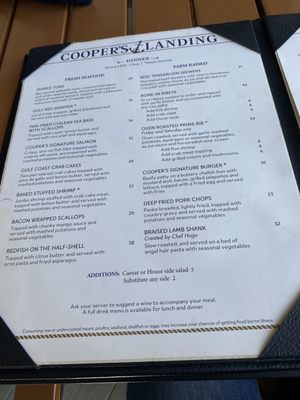 Menu photo 4 Cooper’s Landing Galveston, TX Menu photo 4 Cooper’s Landing Galveston, TX