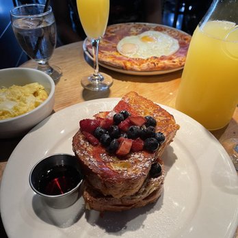 Station 4 - Challah French Toast, Side of Eggs and Breakfast Pizza plus bottomless mimosas - New American Near Me - Washington, DC, District of Columbia Station 4 - Challah French Toast, Side of Eggs and Breakfast Pizza plus bottomless mimosas - New American Near Me - Washington, DC, District of Columbia