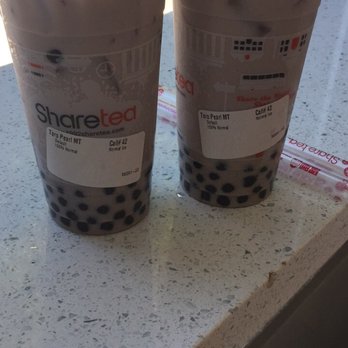 Sharetea - Two Taro Milk Teas - Coffee & Tea Near Me - Concord, California Sharetea - Two Taro Milk Teas - Coffee & Tea Near Me - Concord, California