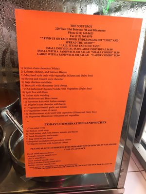 Menu photo 4 Soup Spot New York, NY