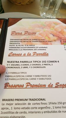 Menu photo 2 Chilenazo Santiago, RM Menu photo 2 Chilenazo Santiago, RM