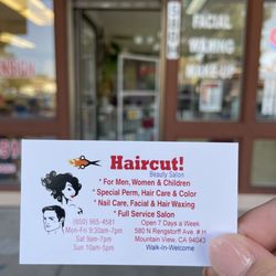 Haircuts - Business Card