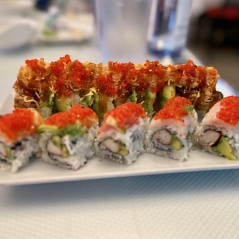KitzMo Sushi Teriyaki and Bento - Dragon Ball Roll & Rainbow Roll - Japanese Near Me - Reno, Nevada