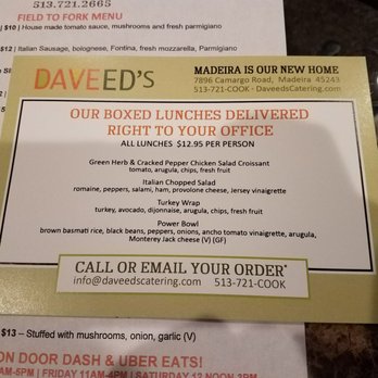 Daveed's Catering - Caterers Near Me - Maineville, Ohio