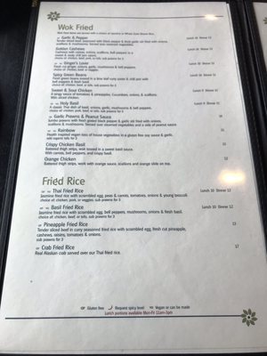 Menu photo 3 Khun Thai Brookings, OR