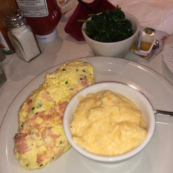 Briarpatch Restaurant - Smoked Salmon Scramble with a side of spinach - American Near Me - Winter Park, Florida