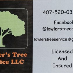 Lowler's Tree Service - Business card