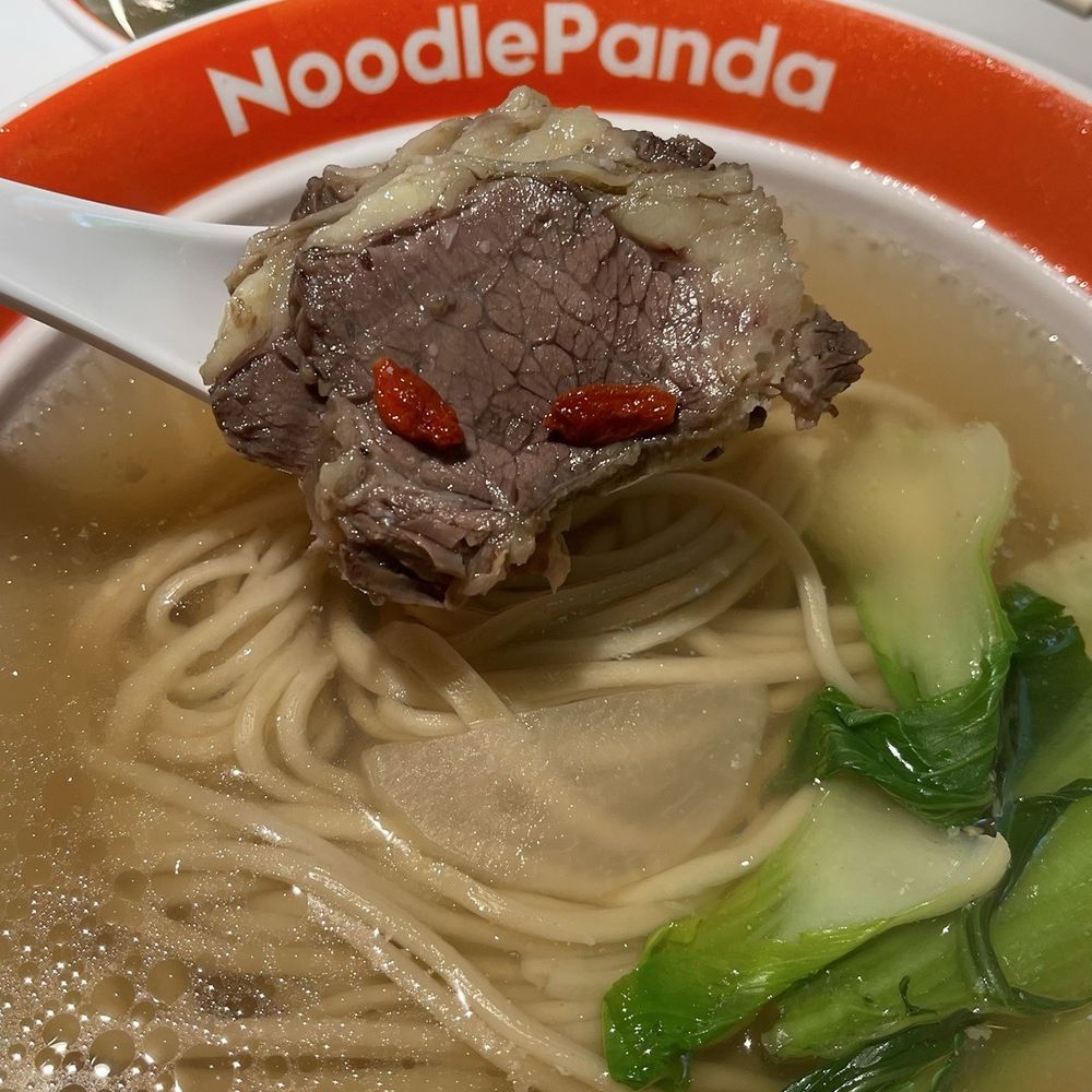 Noodle Panda - Beef ribs daikon clear soup noodles - Chinese Near Me - Sunnyvale, California Noodle Panda - Beef ribs daikon clear soup noodles - Chinese Near Me - Sunnyvale, California