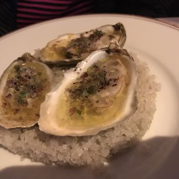 Le Coucou - Oysters had a really well balanced sauce - French Near Me - New York, New York