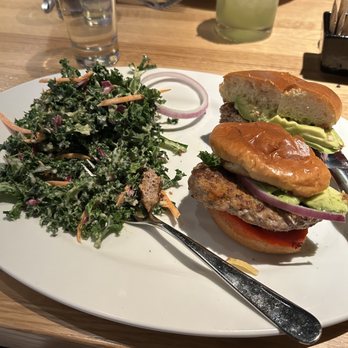 Doc B's Restaurant + Bar - Turkey Burger w/kale slaw. - Bars Near Me - Indianapolis, Indiana Doc B's Restaurant + Bar - Turkey Burger w/kale slaw. - Bars Near Me - Indianapolis, Indiana