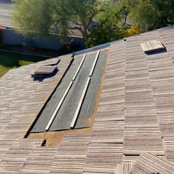 Copper West Roofing - Repair in progress - Roofing Near Me