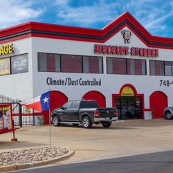 Discount Self Storage - An outdoor look at the main building located at 9602 University Ave.