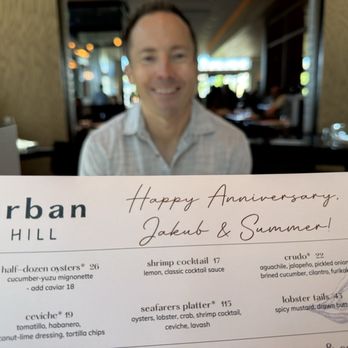 Urban Hill - They put out names on the menu!!! What a special touch!!! - New American Near Me - Salt Lake City, Utah Urban Hill - They put out names on the menu!!! What a special touch!!! - New American Near Me - Salt Lake City, Utah