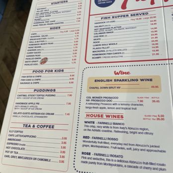 Poppies - Menu - Fish & Chips Near Me - London, XGL Poppies - Menu - Fish & Chips Near Me - London, XGL