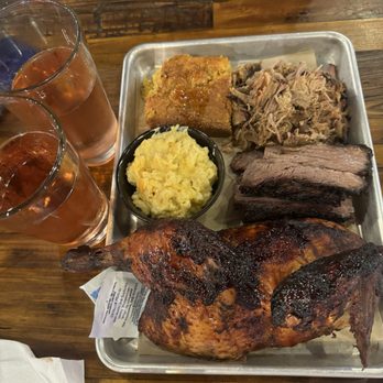 Sauced BBQ & Spirits - Smoked Chicken, Smoked Brisket, Pulled Pork, Mac n Cheese and Sweet Honey Corn Bread... SO GOOD - Barbeque Near Me - Irvine, California Sauced BBQ & Spirits - Smoked Chicken, Smoked Brisket, Pulled Pork, Mac n Cheese and Sweet Honey Corn Bread... SO GOOD - Barbeque Near Me - Irvine, California