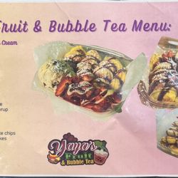 Yaya’s Fruit & Bubble Tea - Sweet tooth lovers
