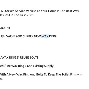 My Georgia Plumber - Exorbitant fees for replacing a wax ring - Plumbing Near Me - Canton, Georgia