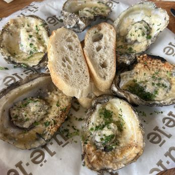 Ulele - Charbroiled Oysters half a dozen - New American Near Me - Tampa, Florida Ulele - Charbroiled Oysters half a dozen - New American Near Me - Tampa, Florida