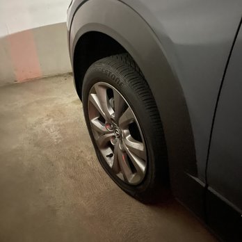 Unique Towing - Slashed tire - Towing Near Me - Santa Clara, California