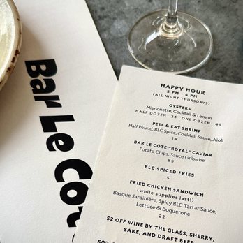 Bar Le Côte - Excellent Happy Hour Menu. - Seafood Near Me - Los Olivos, California Bar Le Côte - Excellent Happy Hour Menu. - Seafood Near Me - Los Olivos, California