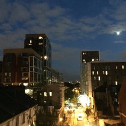 Dalston Roof Park - View from our table. Taken by my iPhone 6.