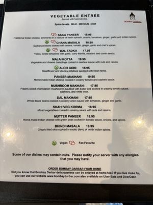 Menu photo 5 Bombay Darbar Doral, FL Menu photo 5 Bombay Darbar Doral, FL