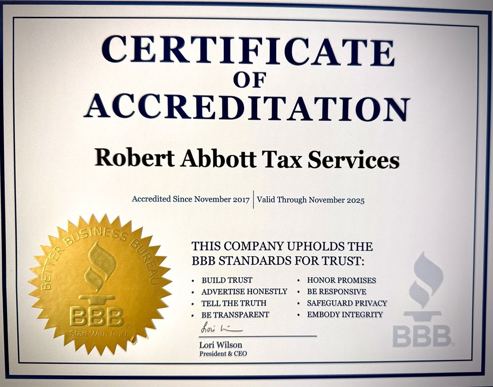 Robert Abbott Tax Services logo
