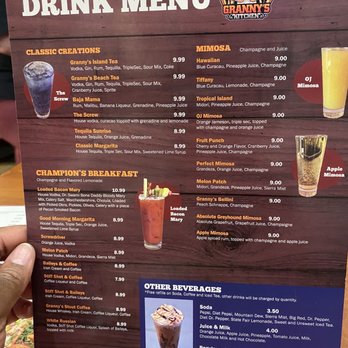 Granny’s Kitchen - Drink menu - Breakfast & Brunch Near Me - Oklahoma City, Oklahoma Granny’s Kitchen - Drink menu - Breakfast & Brunch Near Me - Oklahoma City, Oklahoma