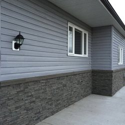 Custom Stone And Restoration - This is the side of a business he wanted to upgrade the look of his brick and mortar location
