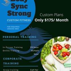 BodySync Strong - Pricing. Call to get started.