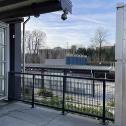 Tukwila Station - Standing on Platform 1 view of Marriott across the road