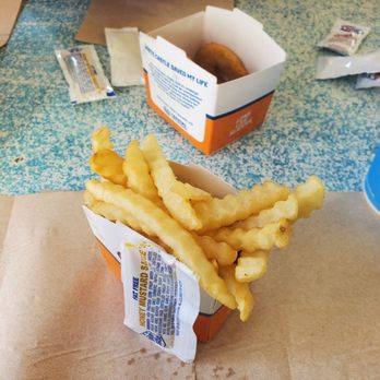 White Castle - The fries and chicken rings were absolutely delicious - Burgers Near Me - Staten Island, New York