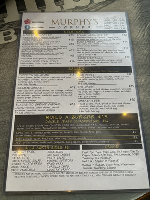 Menu photo 4 Murphy’s Corner Lenexa, KS