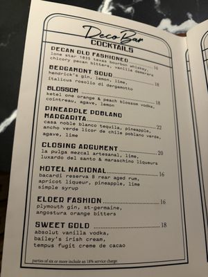 Menu photo 3 Deco Bar San Antonio, TX Menu photo 3 Deco Bar San Antonio, TX