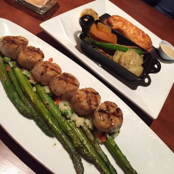 Seasons 52 - Grilled scallops and Wild Salmon. Good stuff!! - Seafood Near Me - Birmingham, Alabama Seasons 52 - Grilled scallops and Wild Salmon. Good stuff!! - Seafood Near Me - Birmingham, Alabama