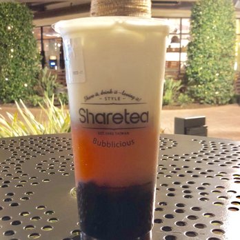 Sharetea - Fresh Milk Oolong Tea with Boba - Coffee & Tea Near Me - Irvine, California