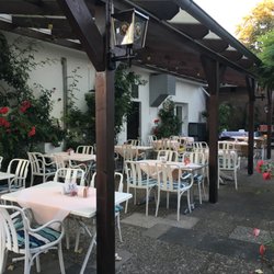 Heidekrug - Biergarten hinterm Haus