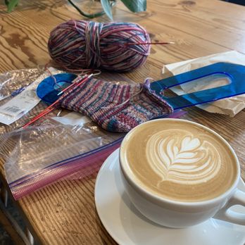 Coava Coffee Roasters - Knitting and coffee date with a friend. - Coffee & Tea Near Me - Portland, Oregon