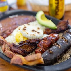 Fonda Colombiana #2 - Bandeja Paisa ($25) The National Dish of Columbia!
