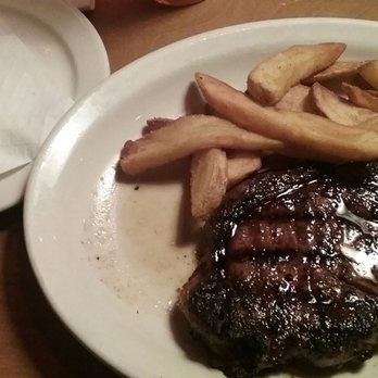 Texas Roadhouse - New York strip with steak fries and fresh vegetables - Steakhouses Near Me - Walpole, Massachusetts Texas Roadhouse - New York strip with steak fries and fresh vegetables - Steakhouses Near Me - Walpole, Massachusetts