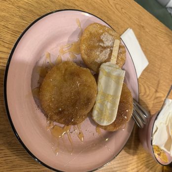 Camp Taco at Lost Forty Brewing - dessert sopapilla - Tacos Near Me - Little Rock, Arkansas
