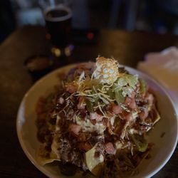 BBQ pork nachos